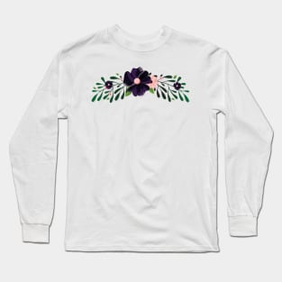 Flower , Colorful Flowers Design , beautiful flower , Floral Pattern Long Sleeve T-Shirt